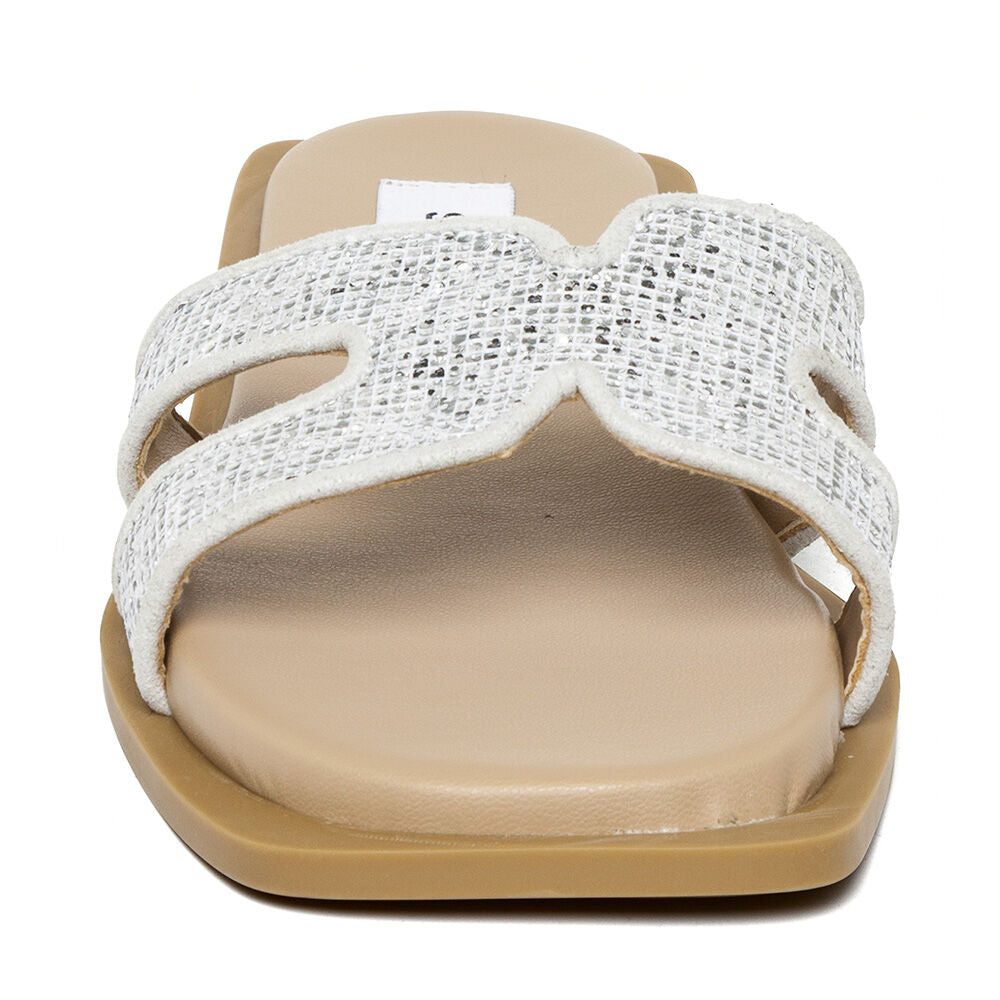 Sofia Slide SILVER GLITTER