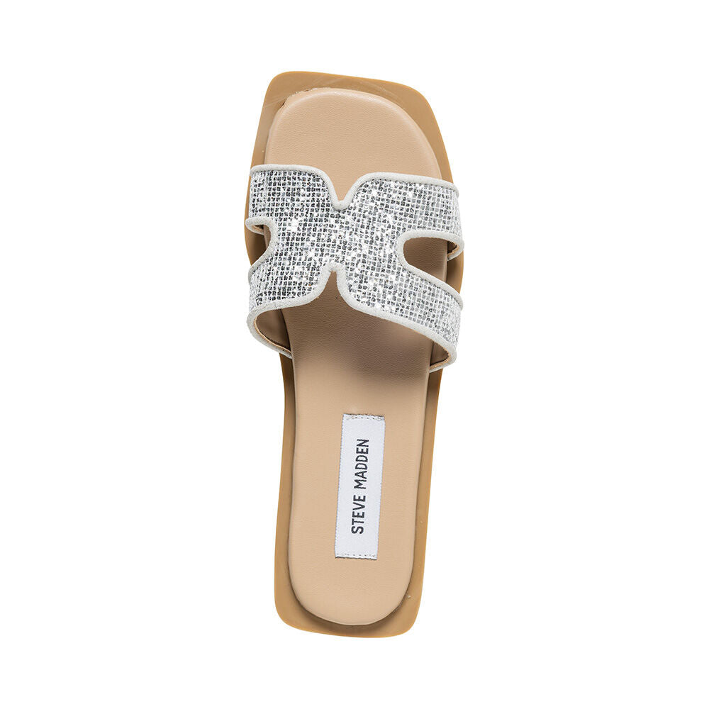 Sofia Slide SILVER GLITTER