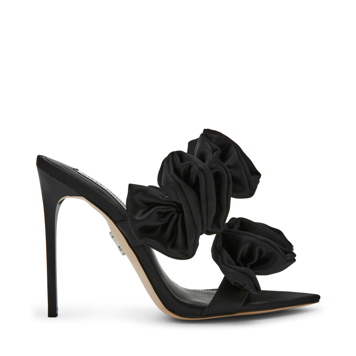 Aalina Sandal BLK SATIN