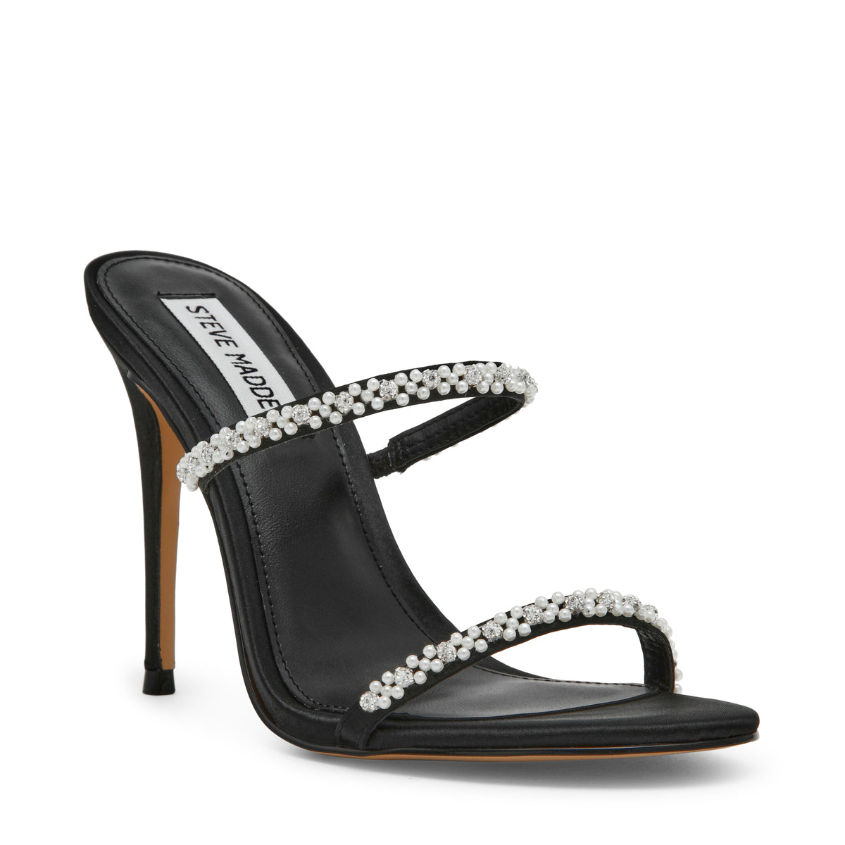 Bethani Sandal BLK SATIN