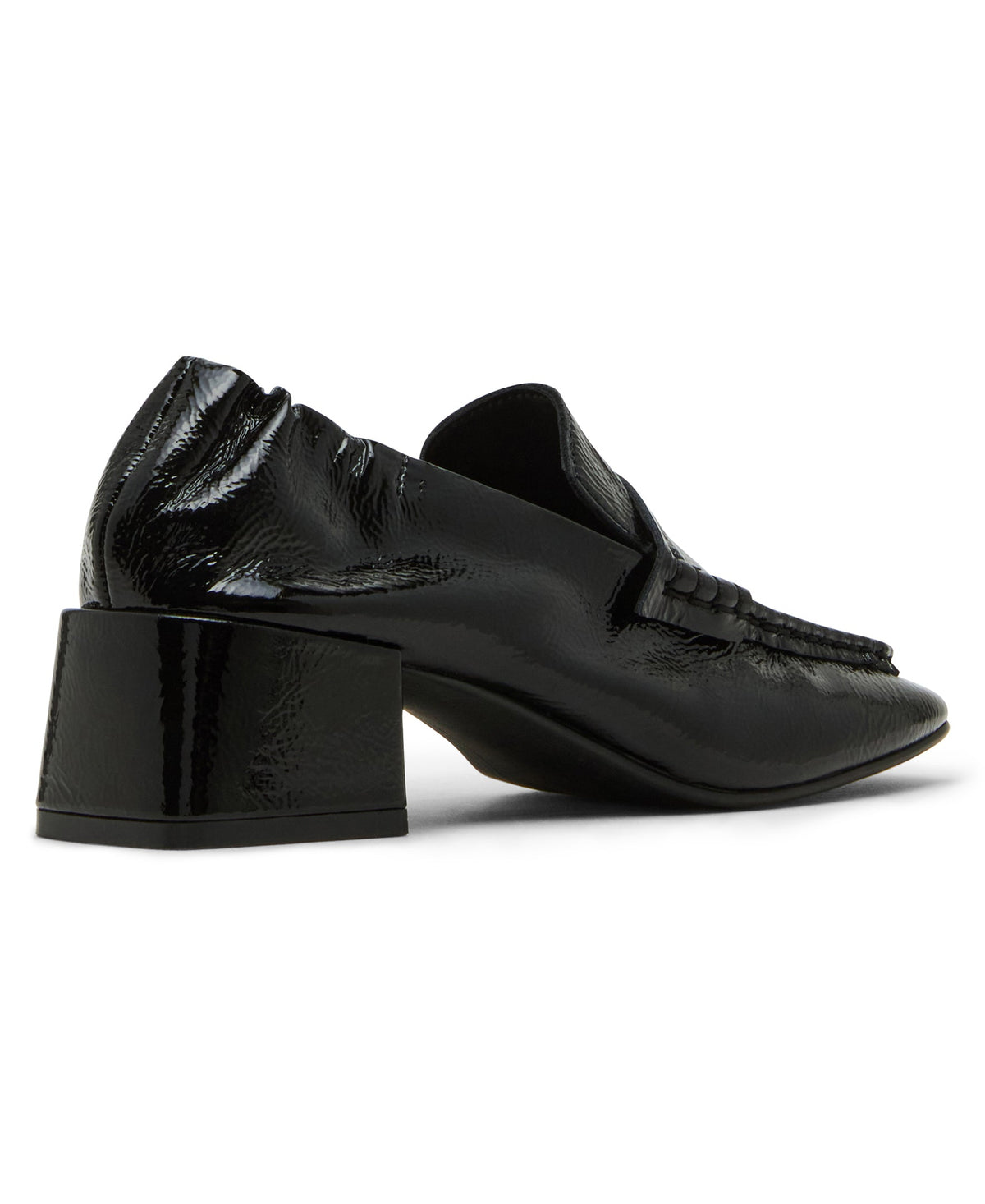 Estee Pump BLK CRINKLE PATENT