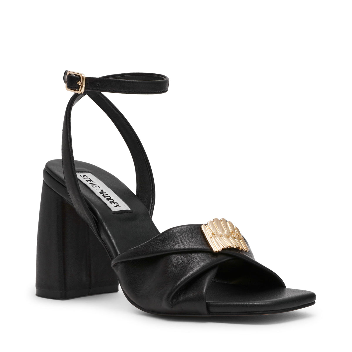Montage Sandal BLACK LEATHER