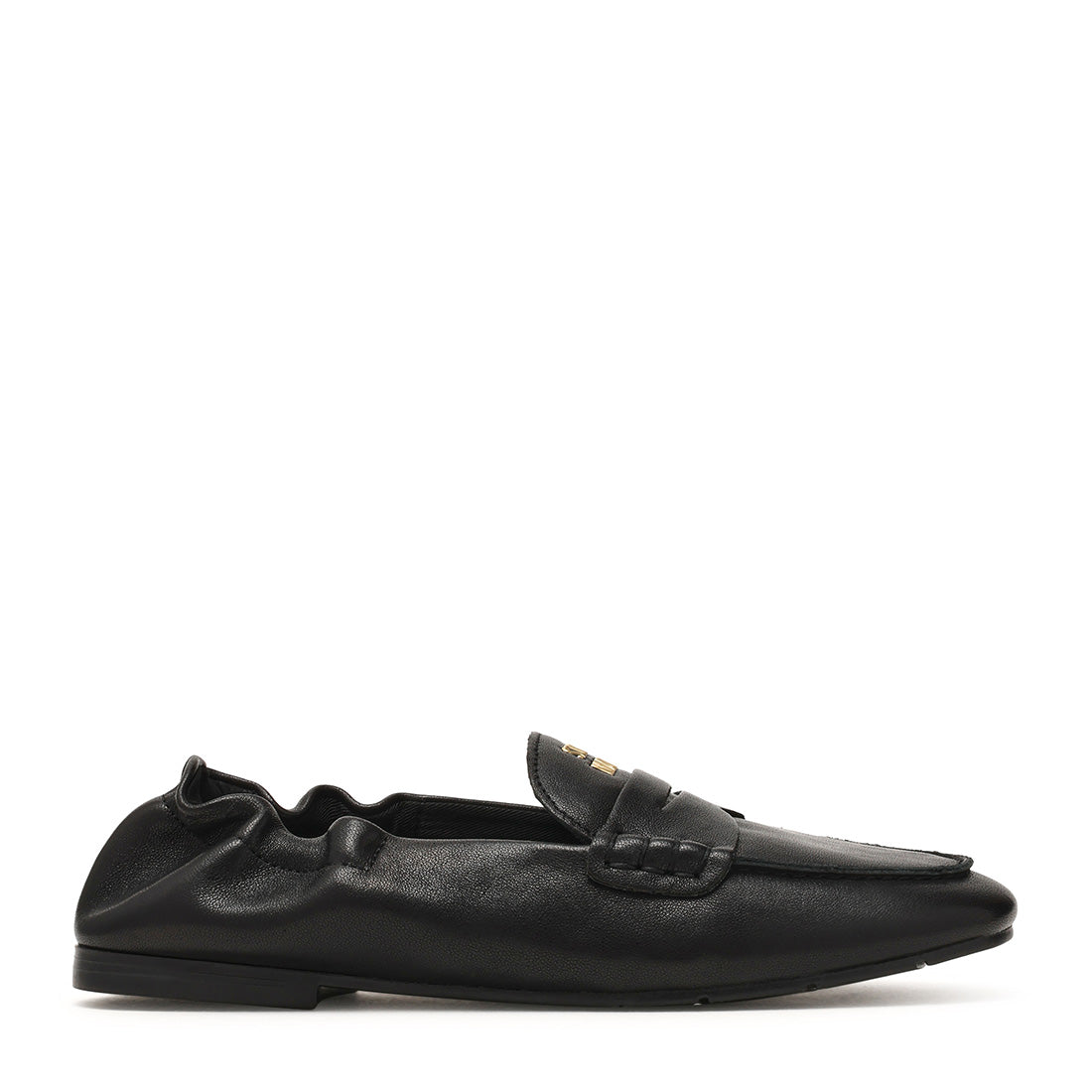 Newbury Flat Shoe BLACK LEATHER