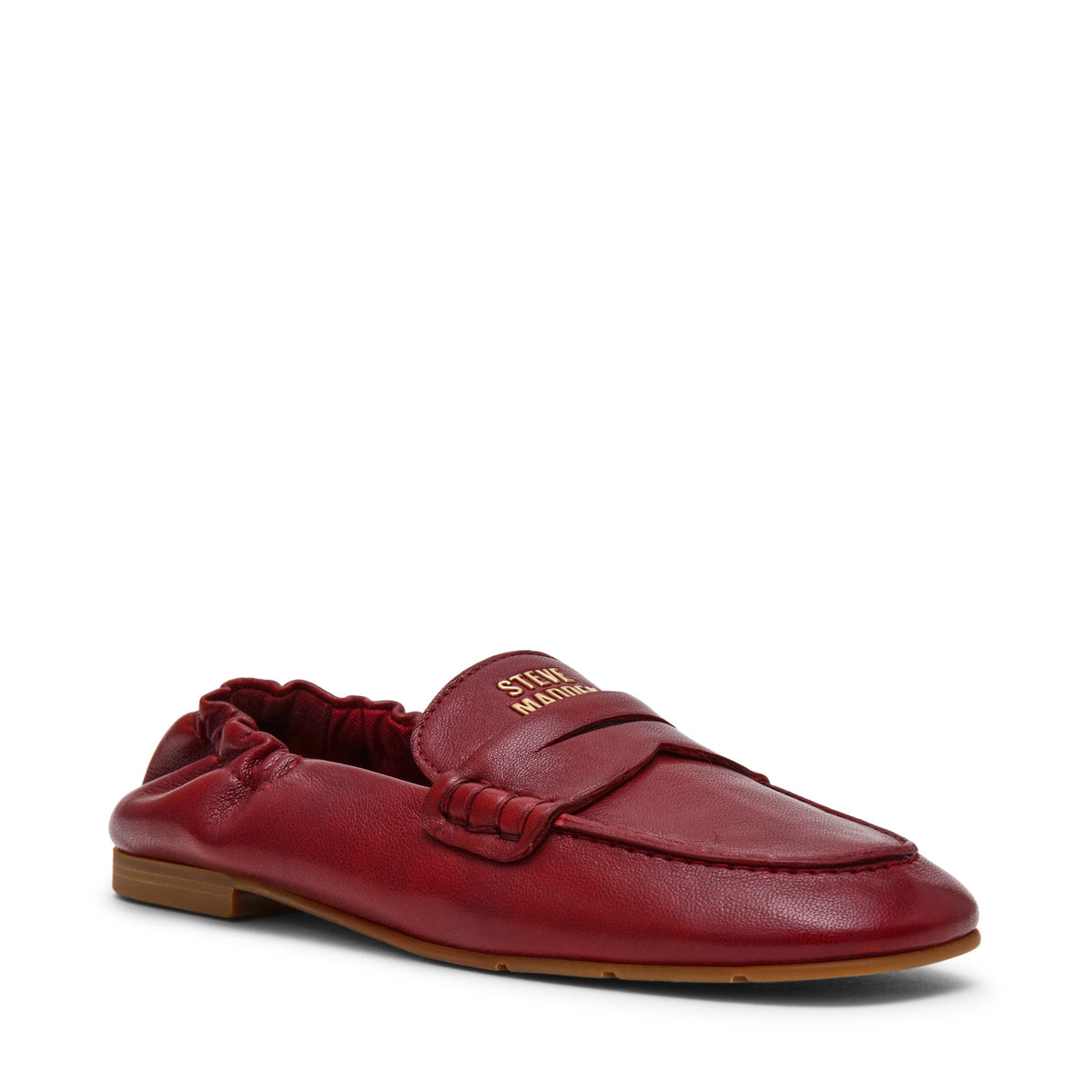 Newbury Flat Shoe DK CHERRY LEATHER
