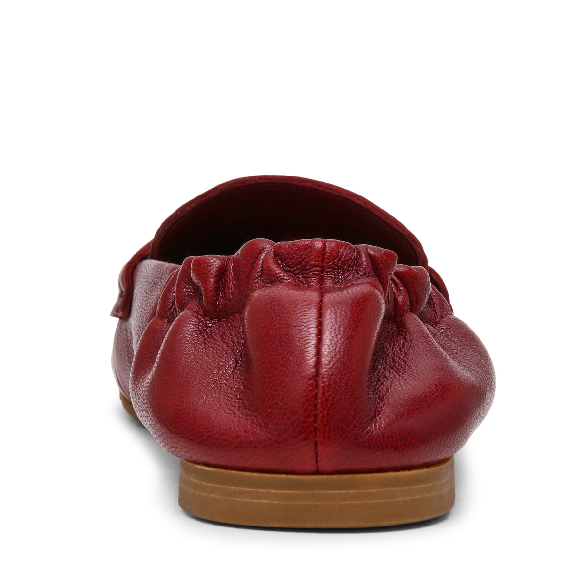 Newbury Flat Shoe DK CHERRY LEATHER