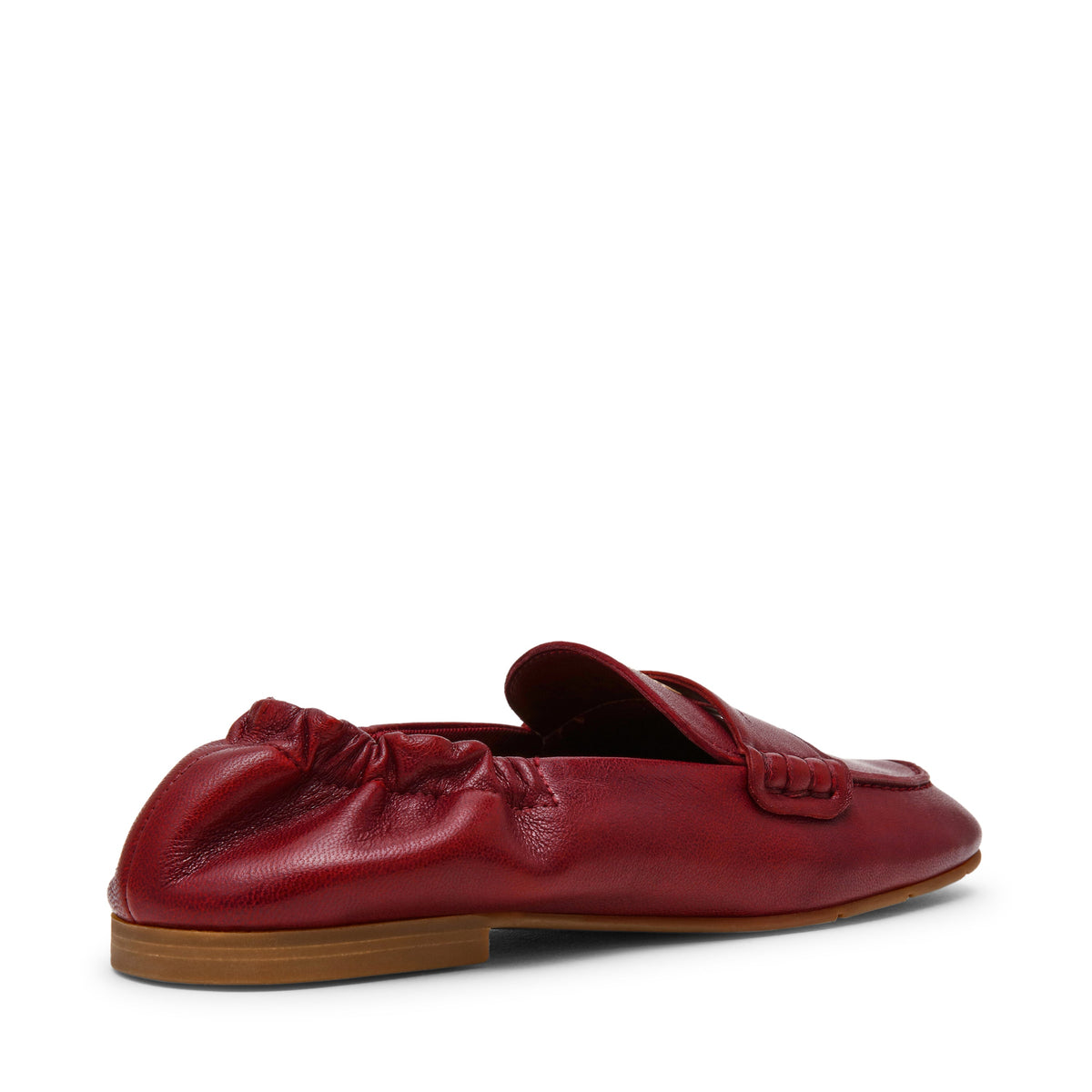 Newbury Flat Shoe DK CHERRY LEATHER