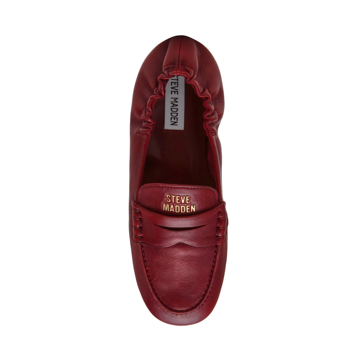 Newbury Flat Shoe DK CHERRY LEATHER