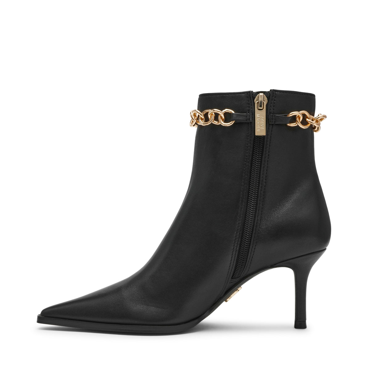 Link In Bootie BLACK LEATHER