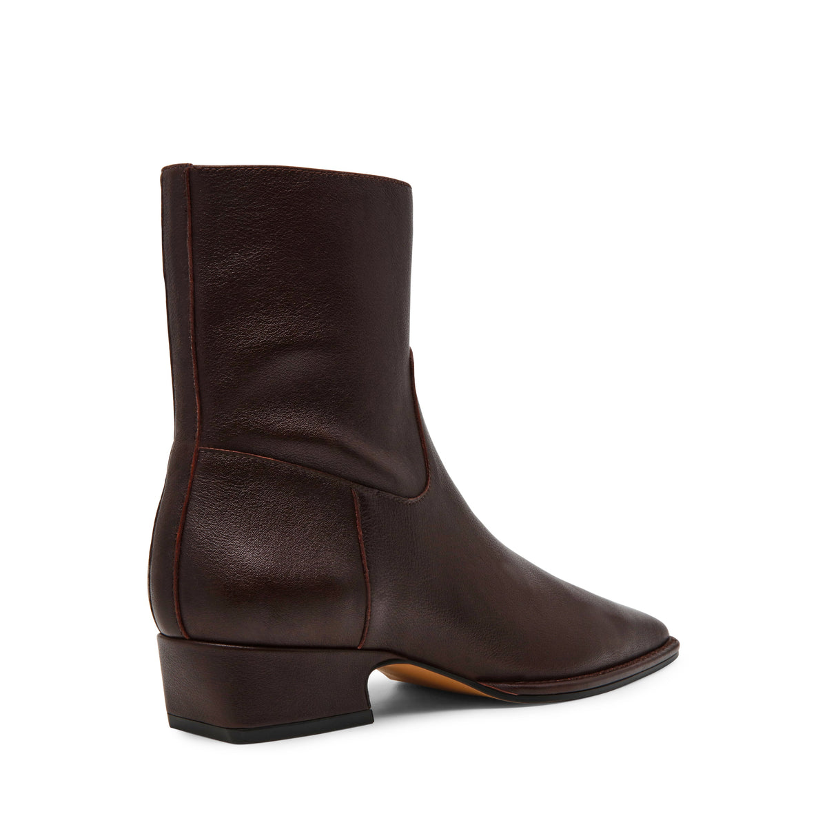 Define Bootie BURG LEATHER