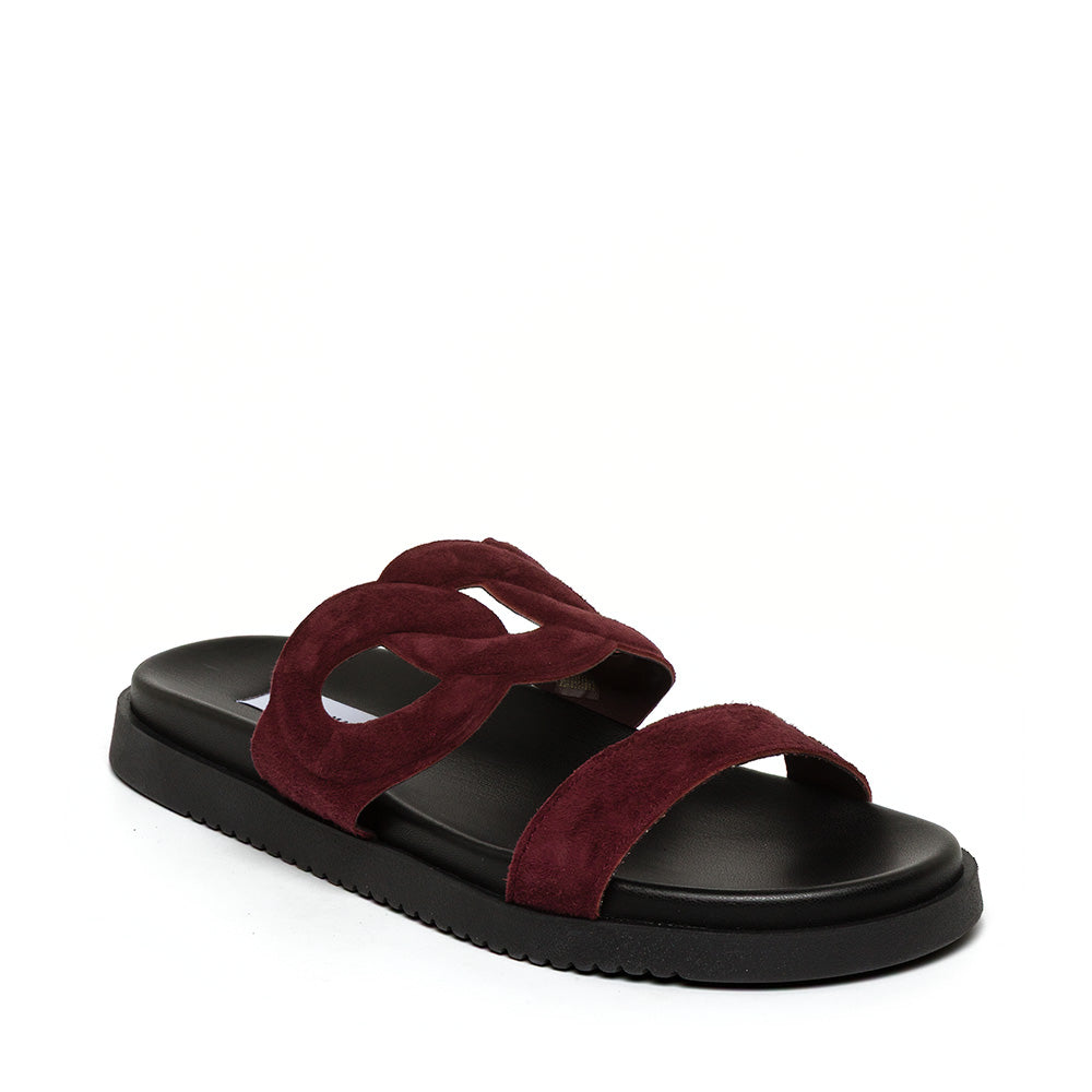 Myrtle Sandal BURGUNDY SUEDE