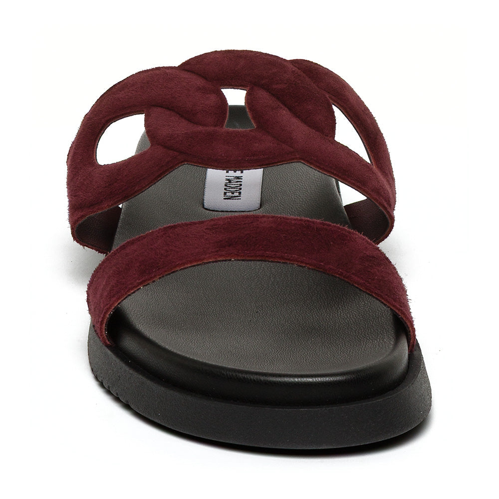 Myrtle Sandal BURGUNDY SUEDE