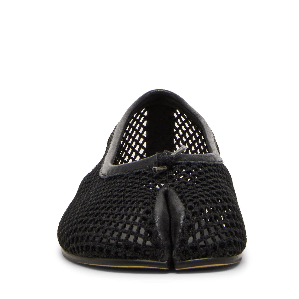 Calico-Mesh Flat Shoe BLACK