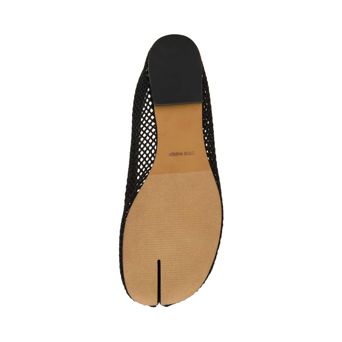 Calico-Mesh Flat Shoe BLACK