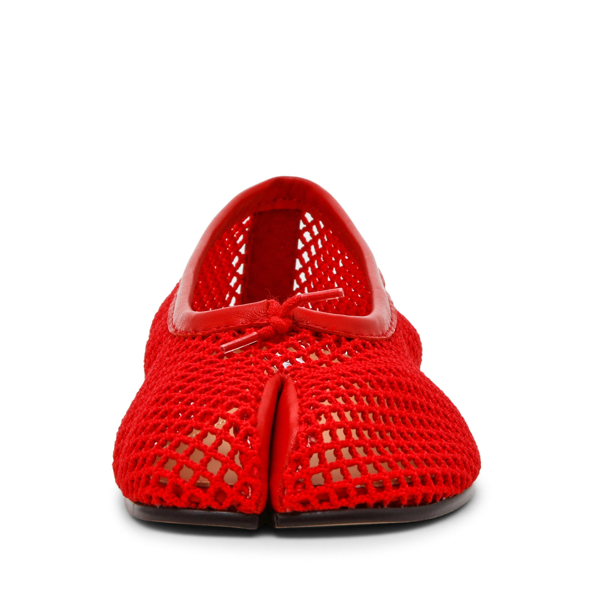 Calico-Mesh Flat Shoe RED