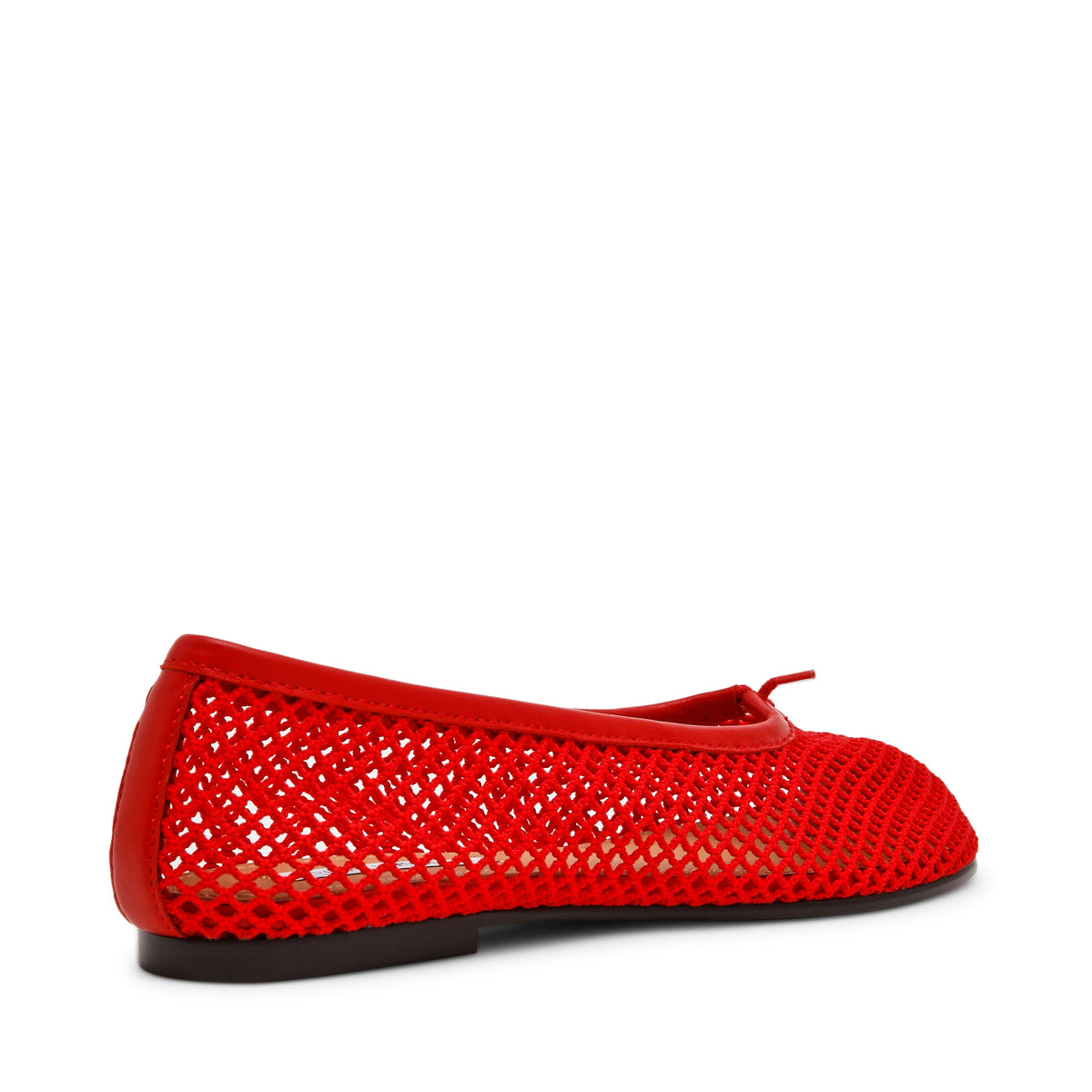 Calico-Mesh Flat Shoe RED