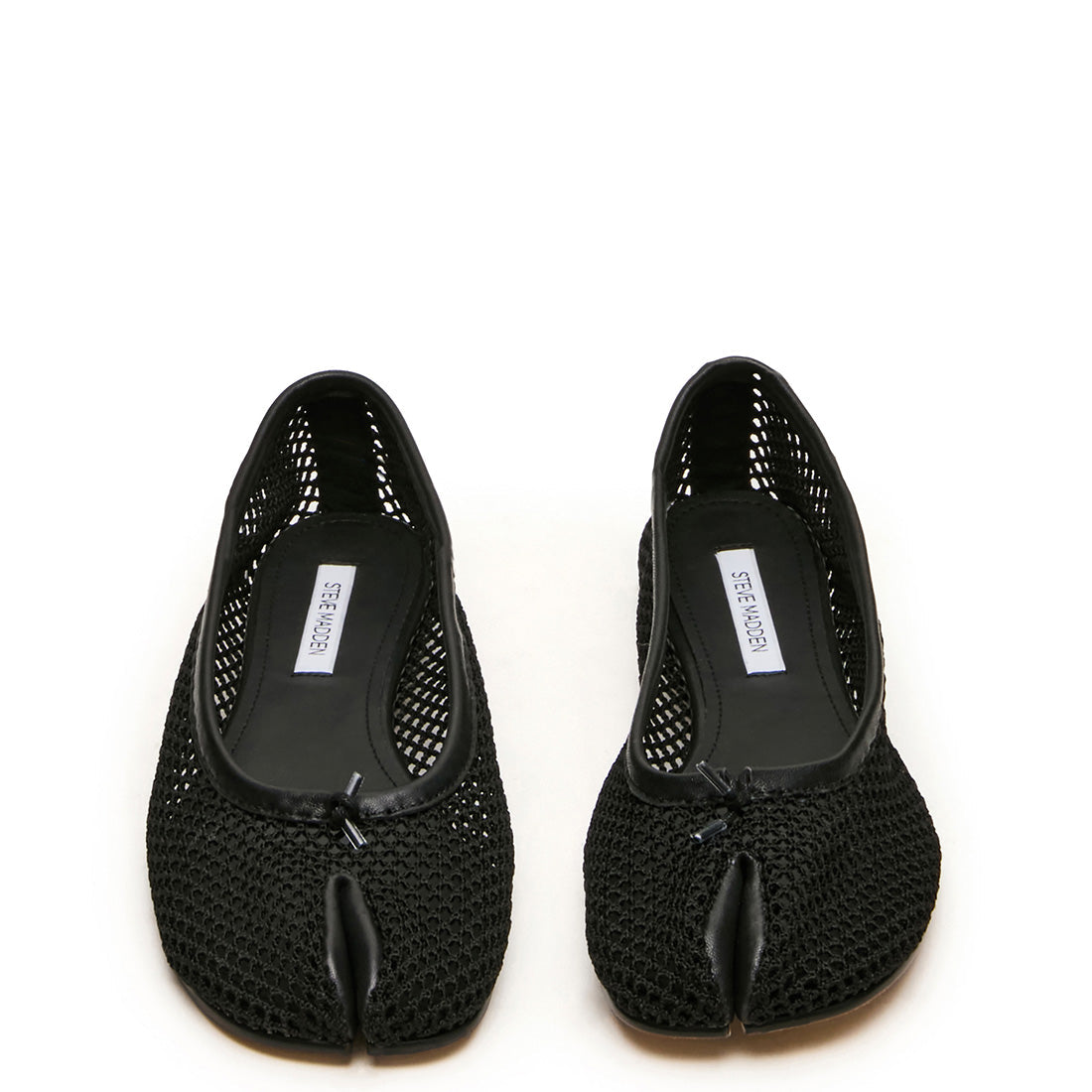 Calico-Mesh Flat Shoe BLACK