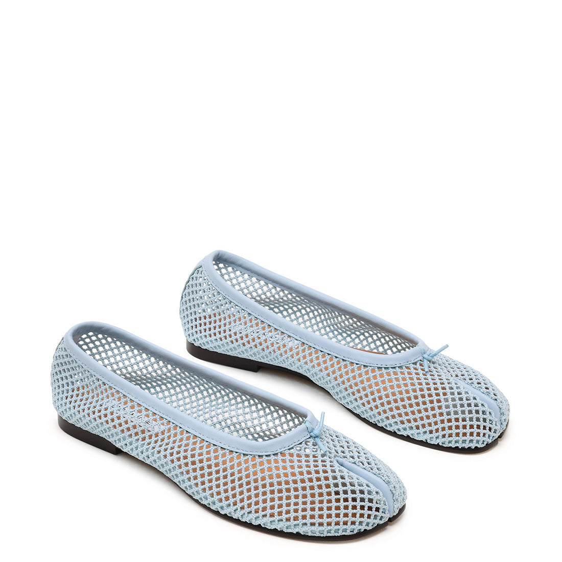 Calico-Mesh Flat Shoe LIGHT BLUE