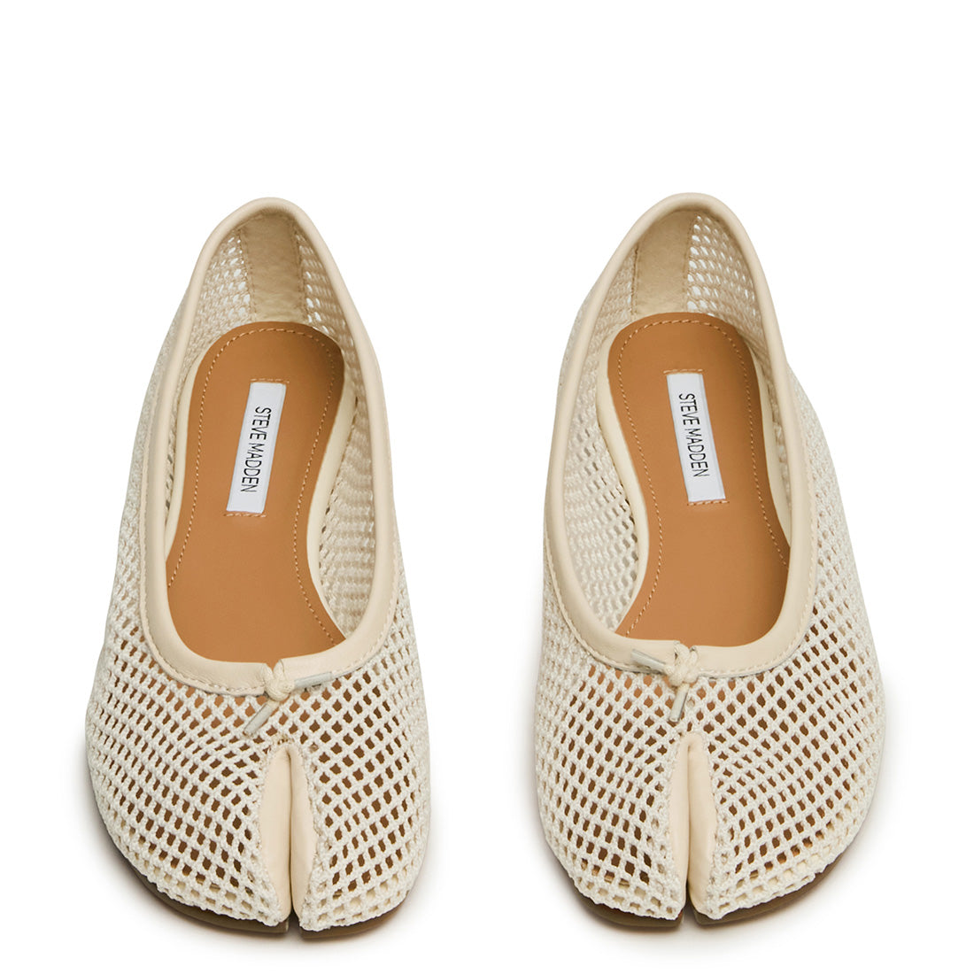 Calico-Mesh Flat Shoe BONE