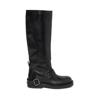 BLACK LEATHER