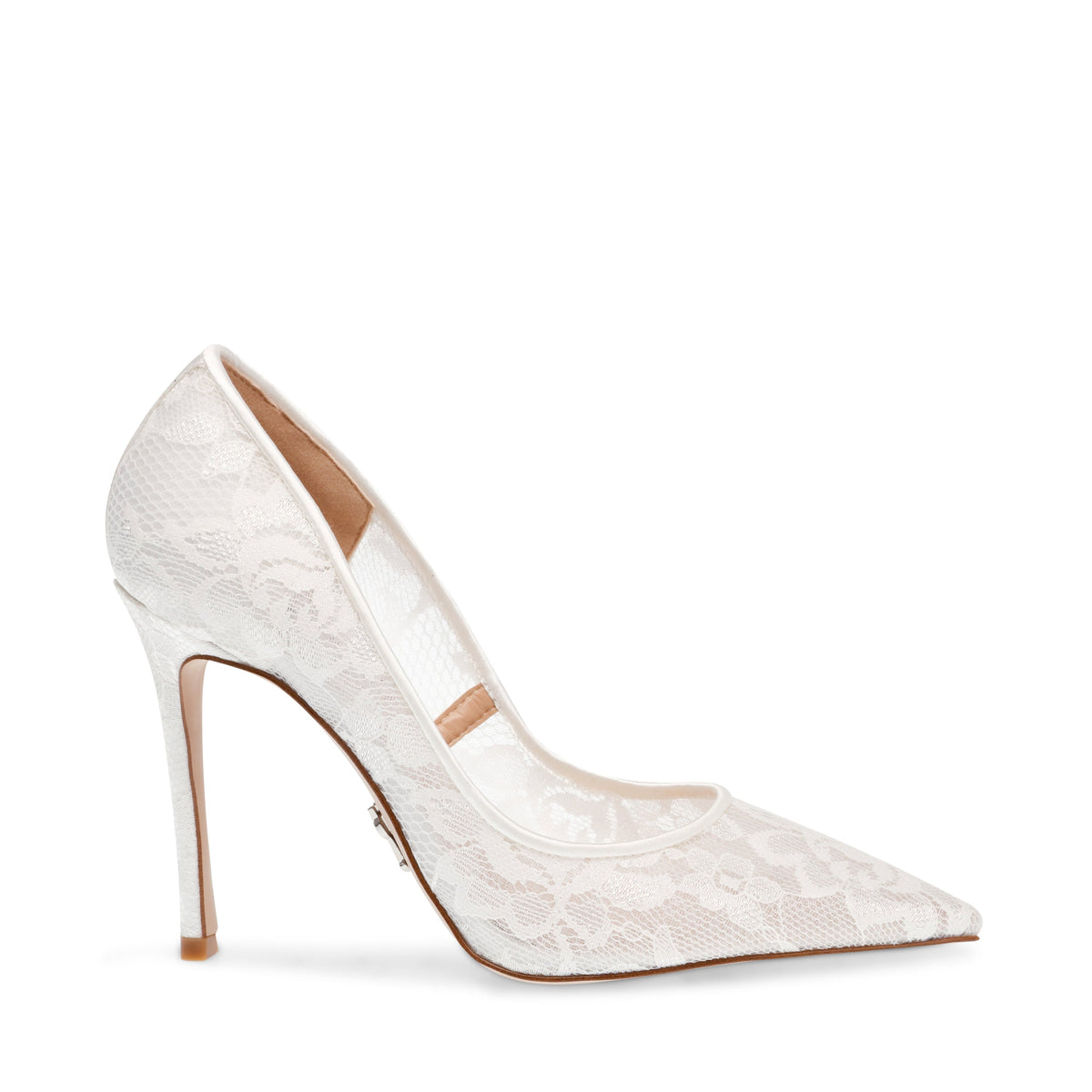 Evelyn-L Pump WHITE LACE