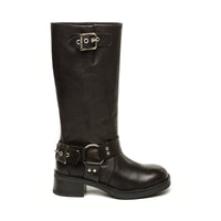 BLACK LEATHER