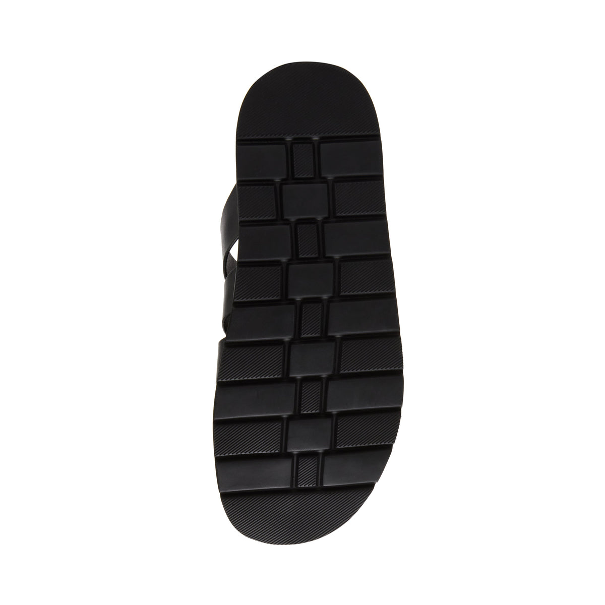 Ankara Sandal BLACK LEATHER