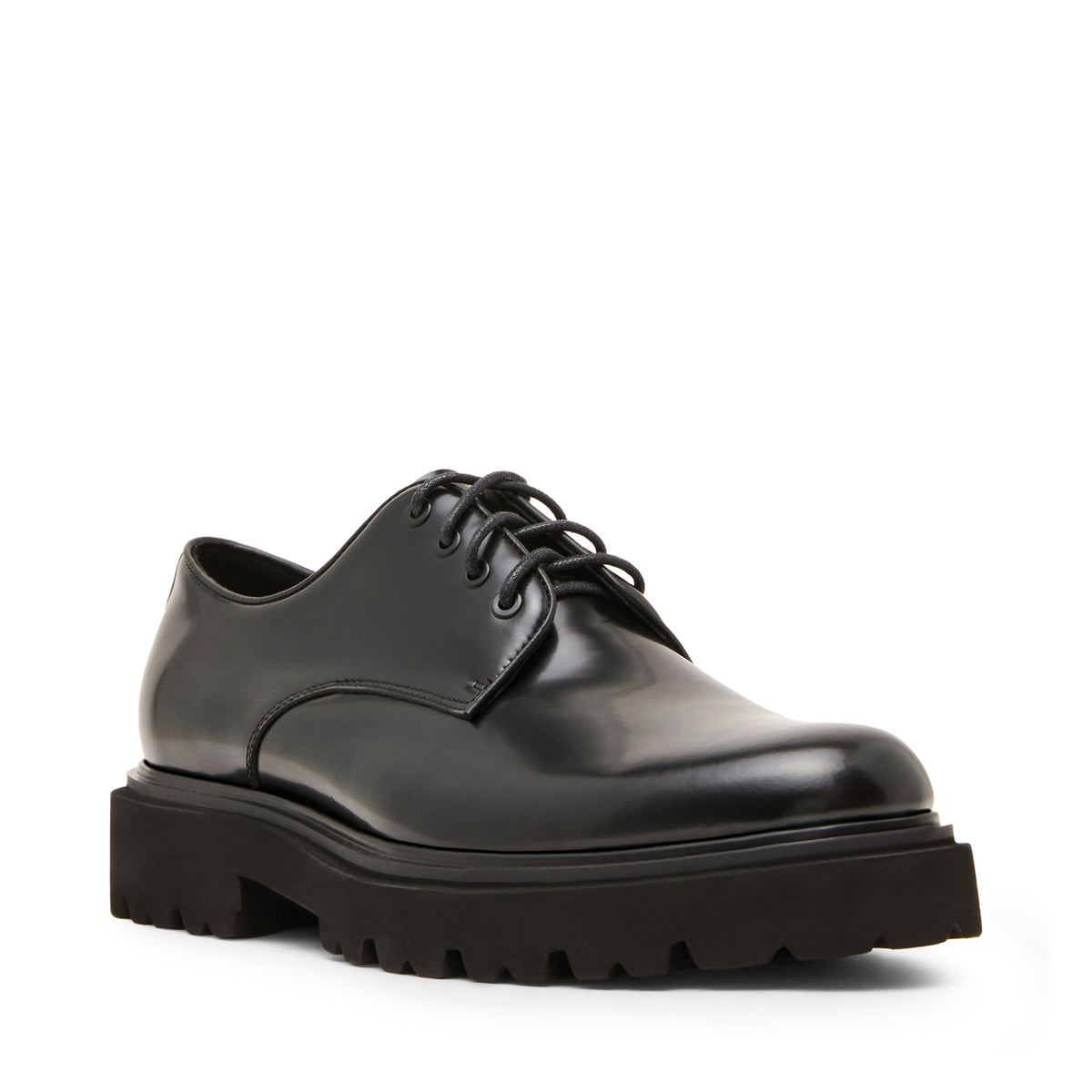 Motala Flat Shoe BLACK LEATHER