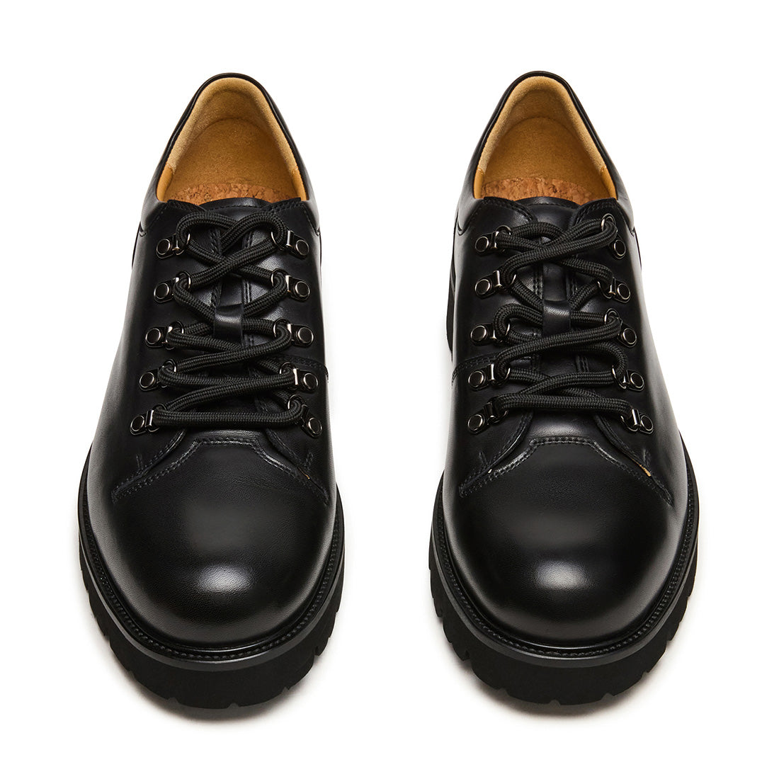 Turbo Flat Shoe BLACK LEATHER