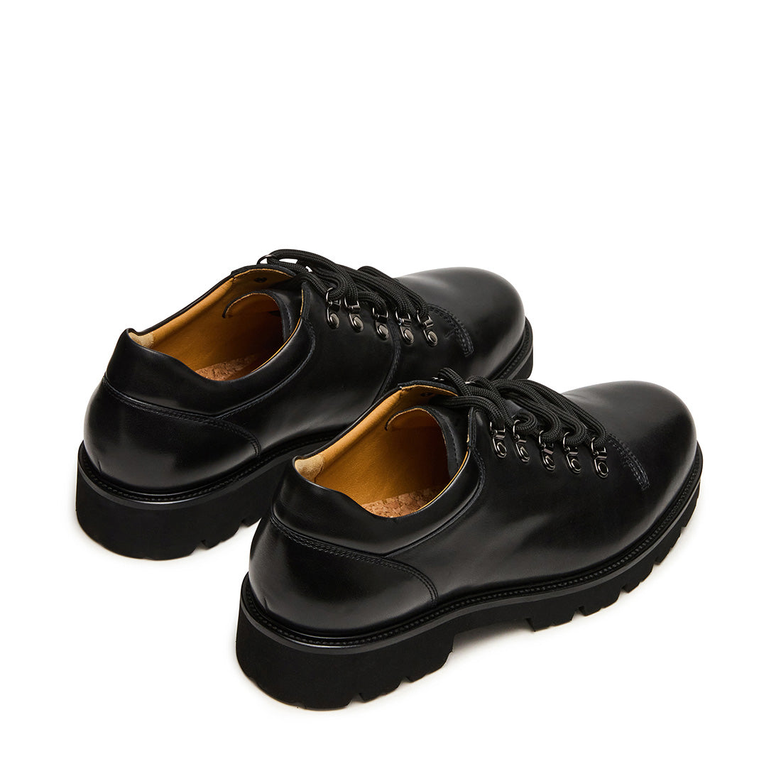 Turbo Flat Shoe BLACK LEATHER