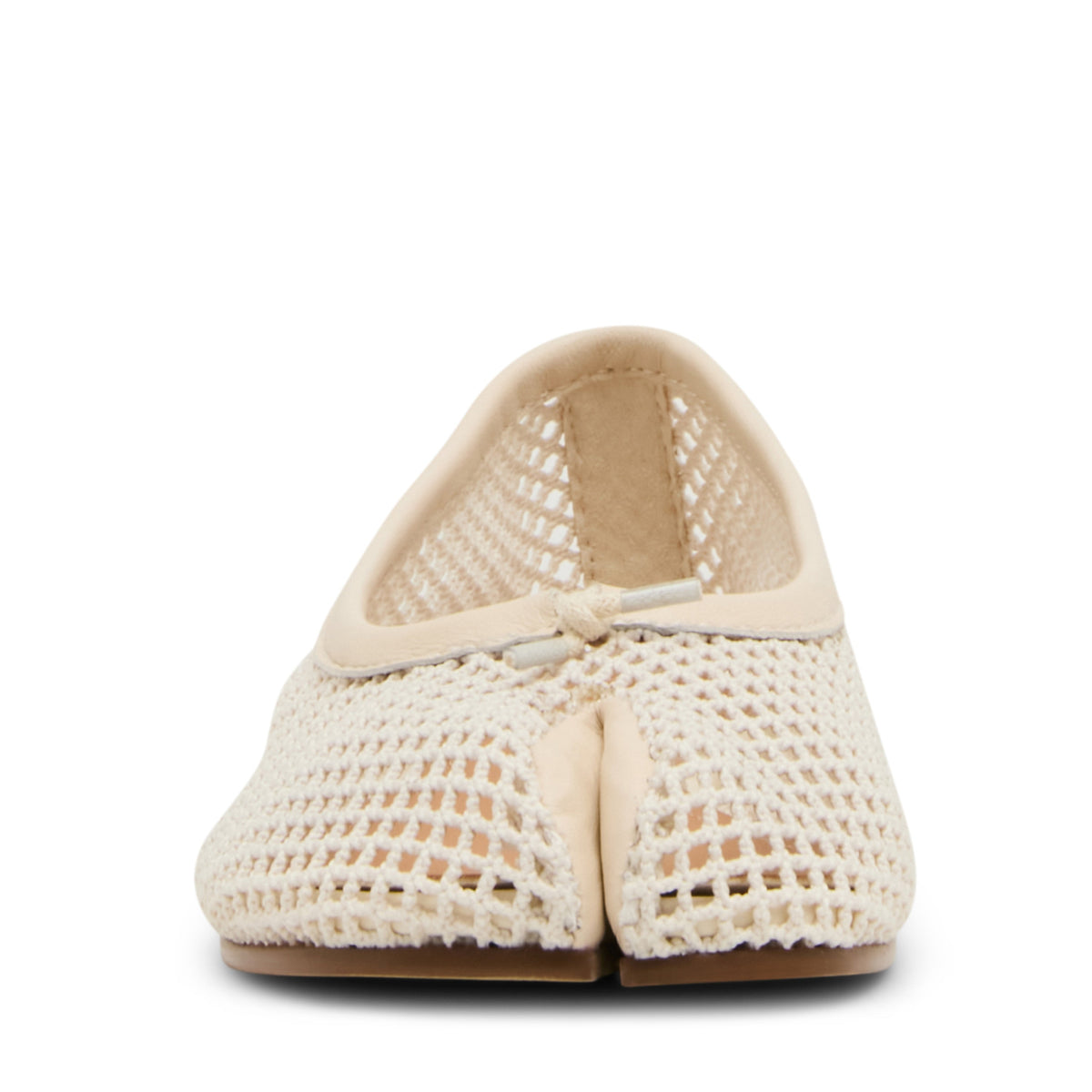 Calico-Mesh Flat Shoe BONE