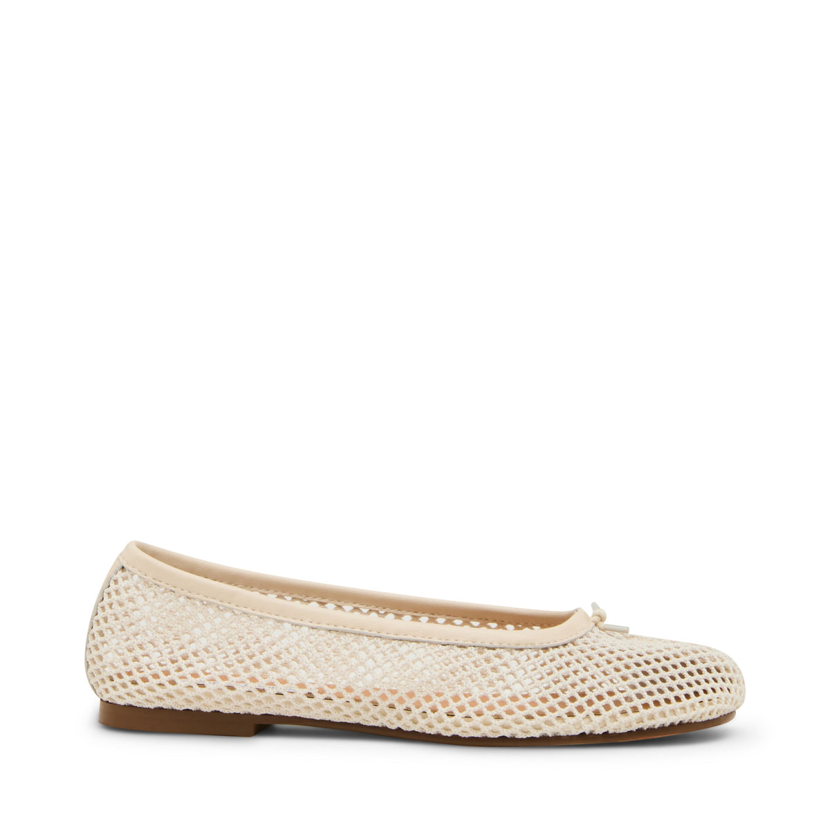 Calico-Mesh Flat Shoe BONE