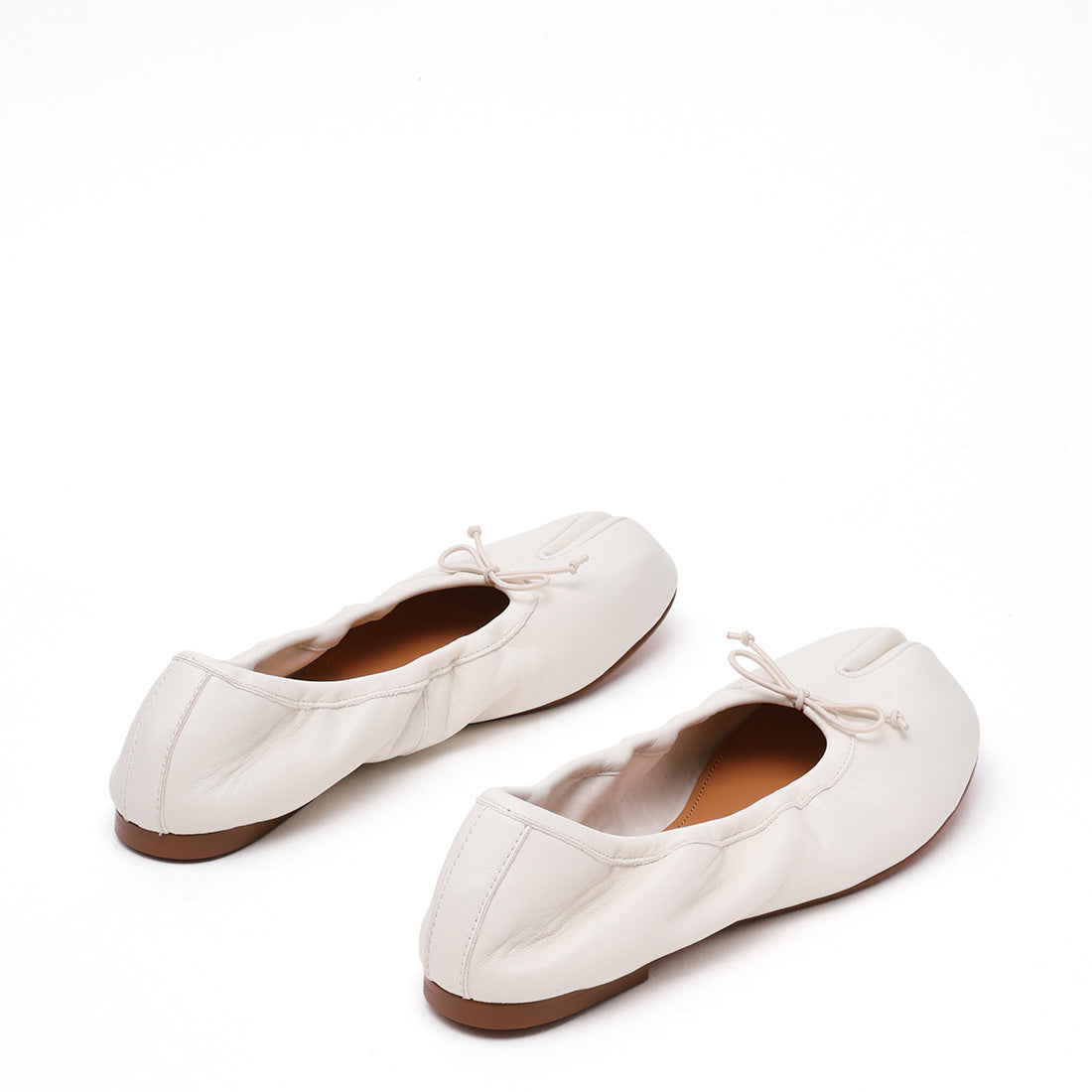 Carin Flat Shoe BONE LEATHER