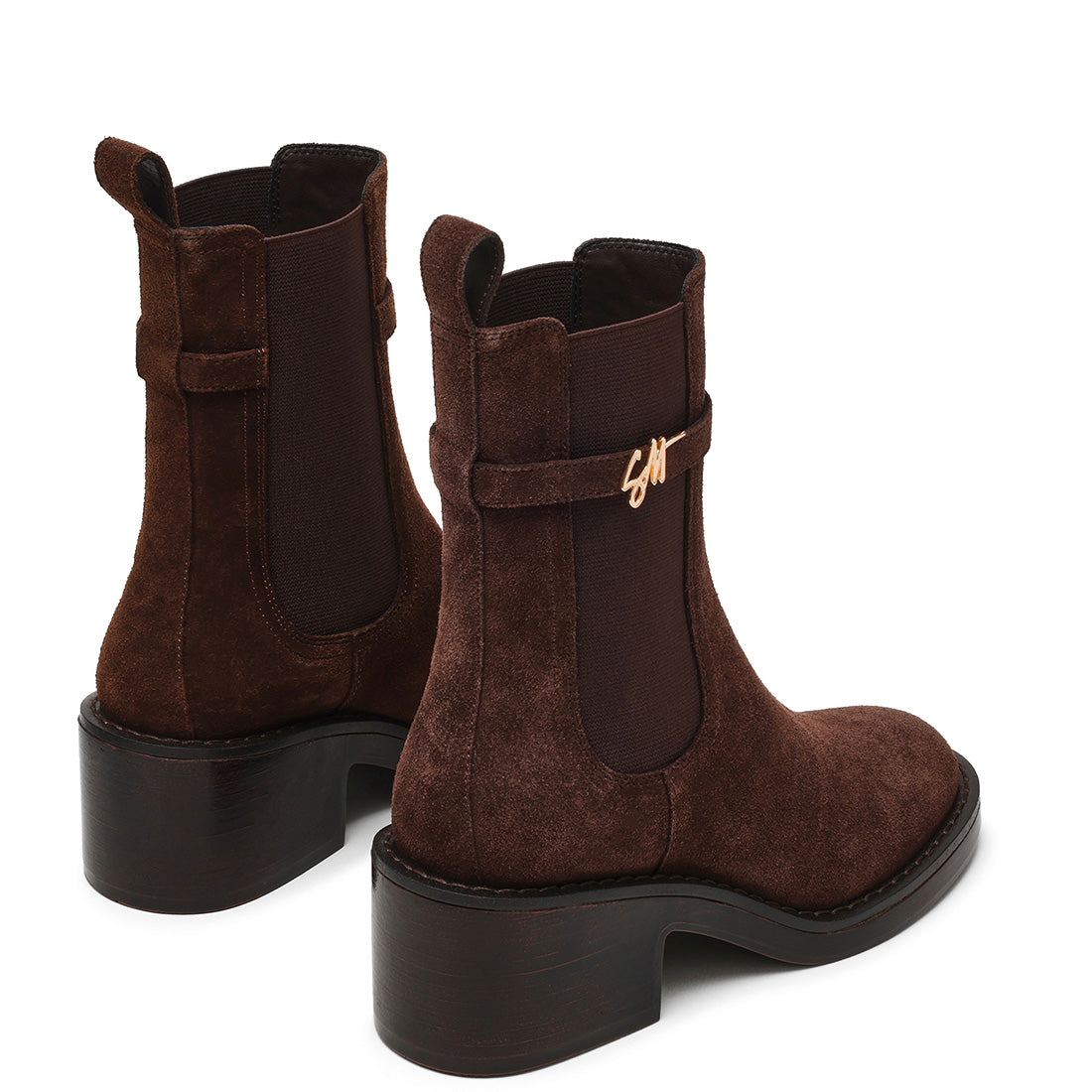 Charity-SM Bootie CHOCOLATE BROWN SUEDE