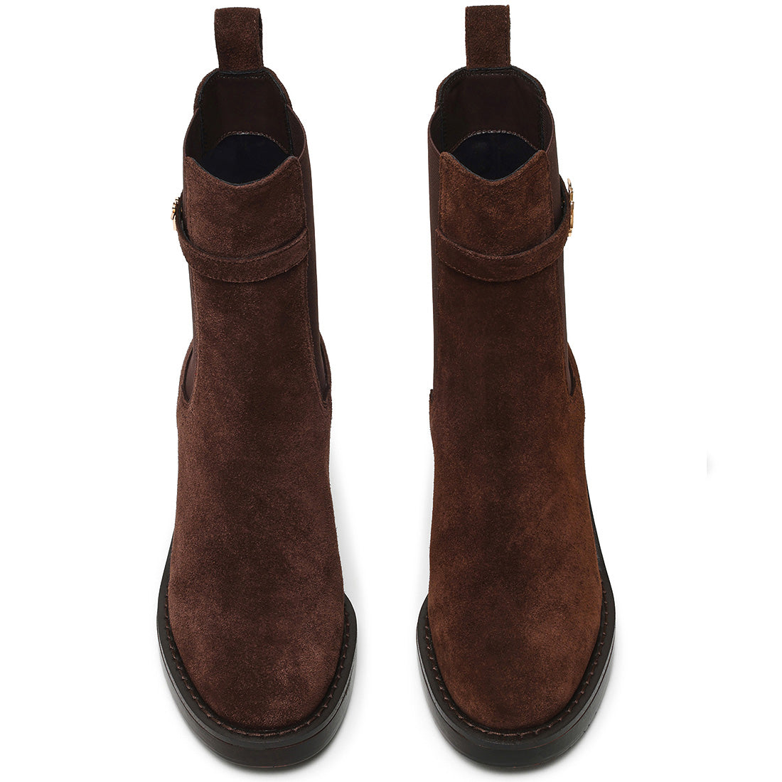 Charity-SM Bootie CHOCOLATE BROWN SUEDE