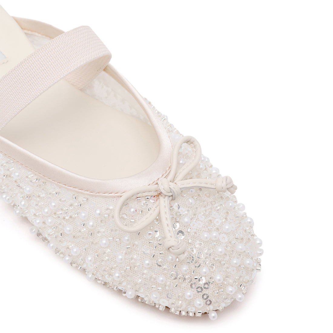 Cutesy-SEQ Flat Shoe IVORY