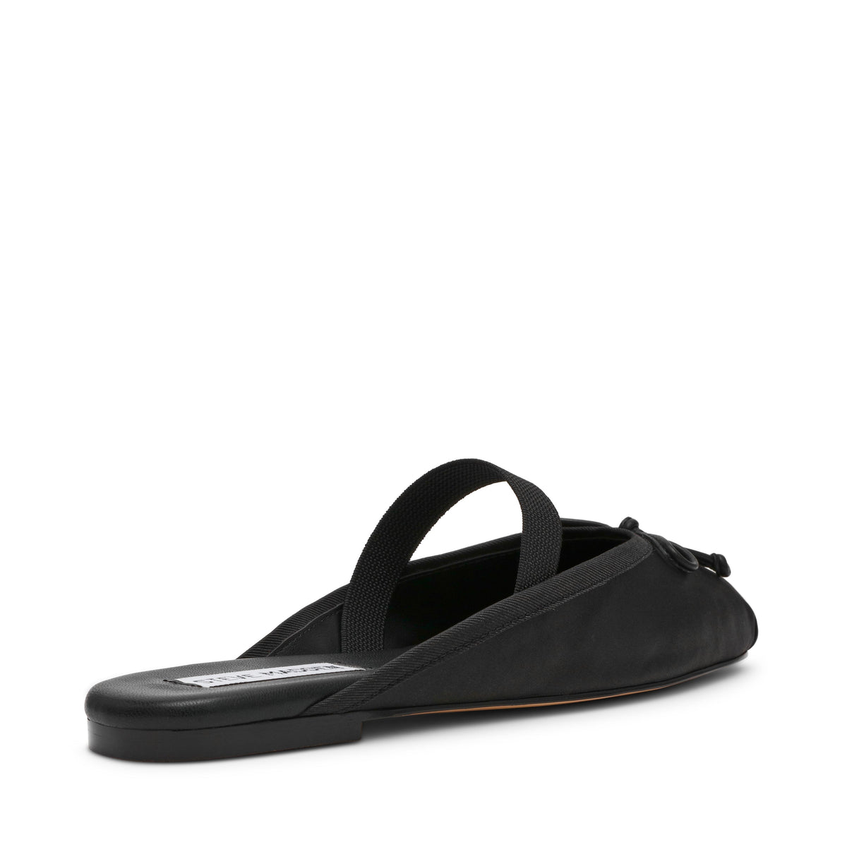 Cutesy Flat Shoe BLK SATIN
