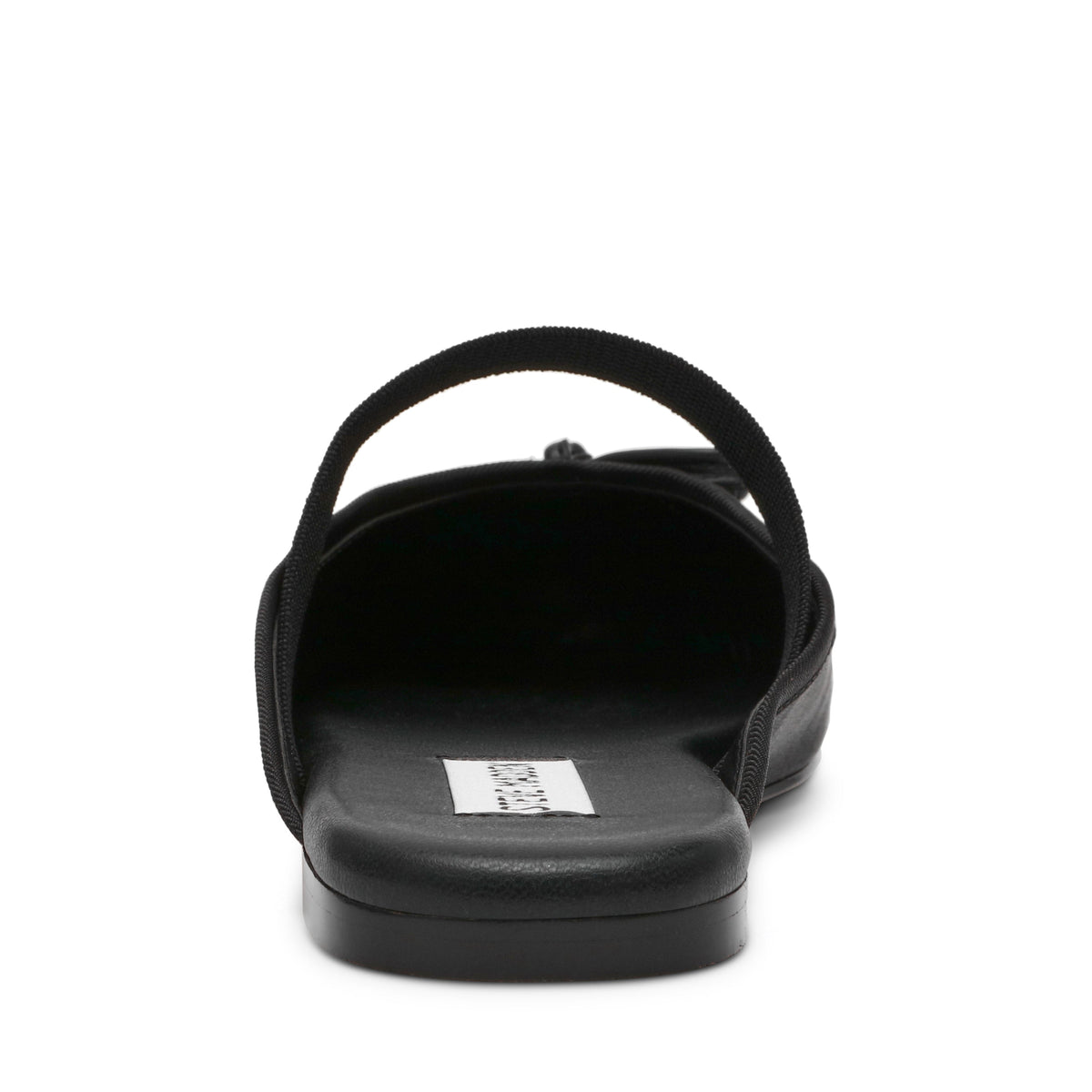 Cutesy Flat Shoe BLK SATIN