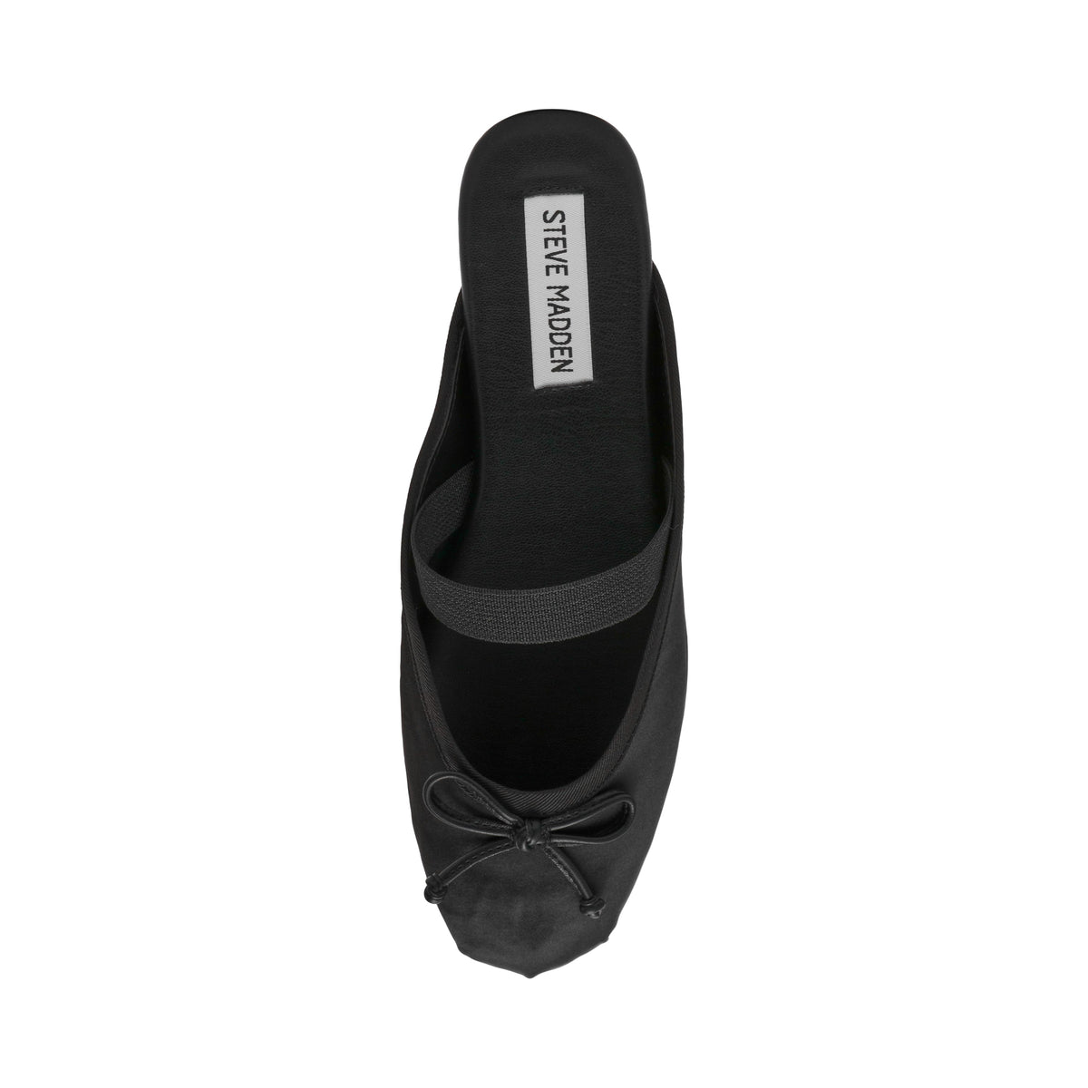 Cutesy Flat Shoe BLK SATIN