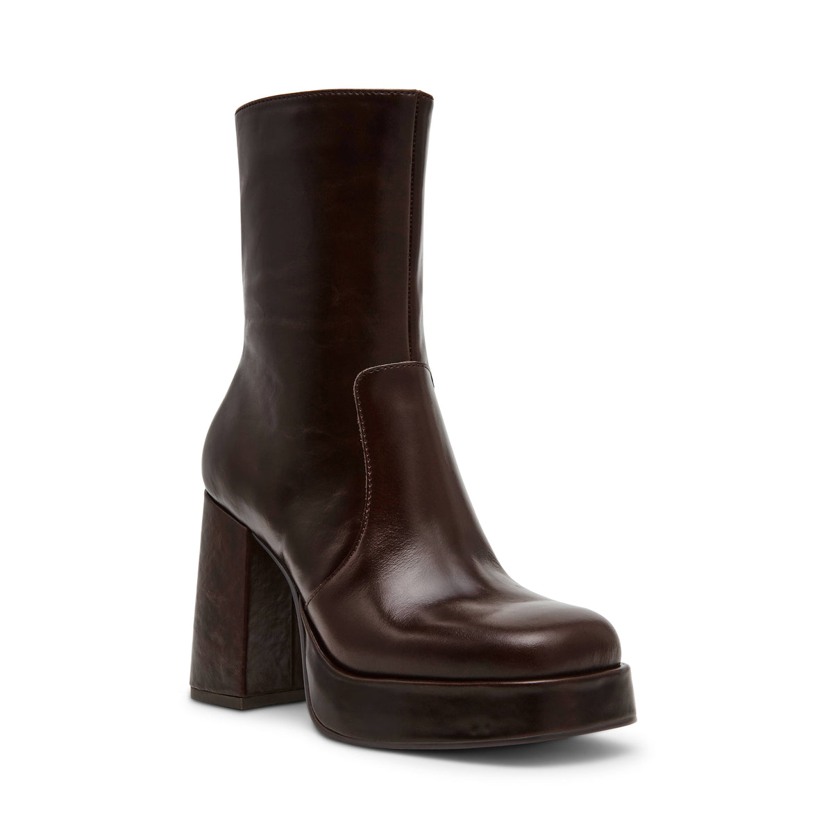 Echos Bootie DK BRN LEATHER