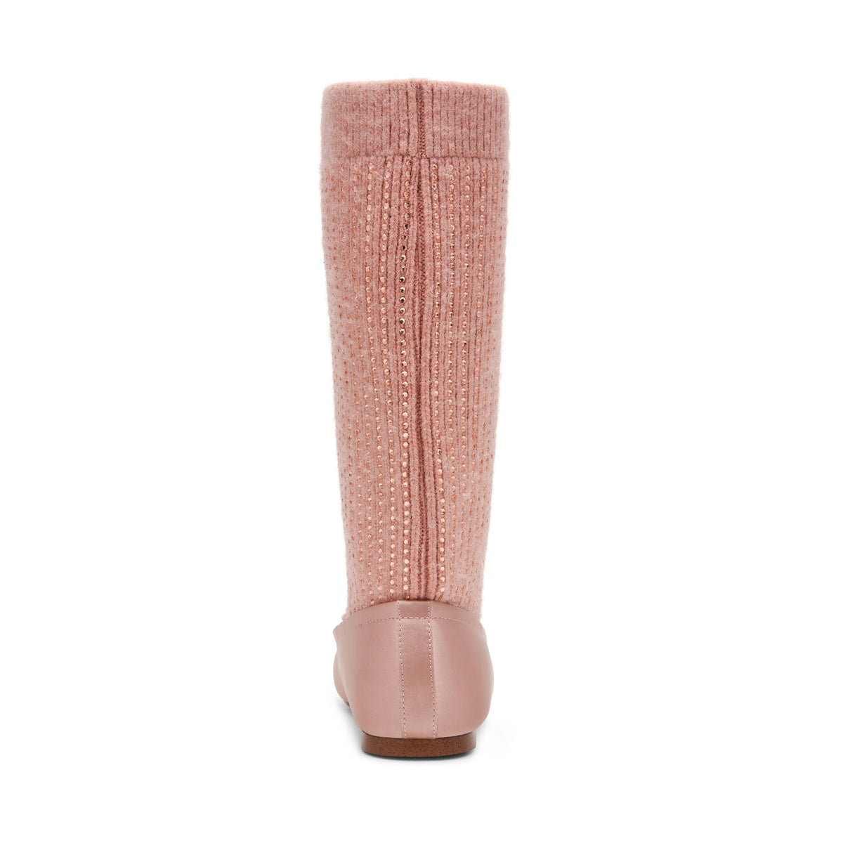 Eleve-Knit Flat Shoe PINK SATIN