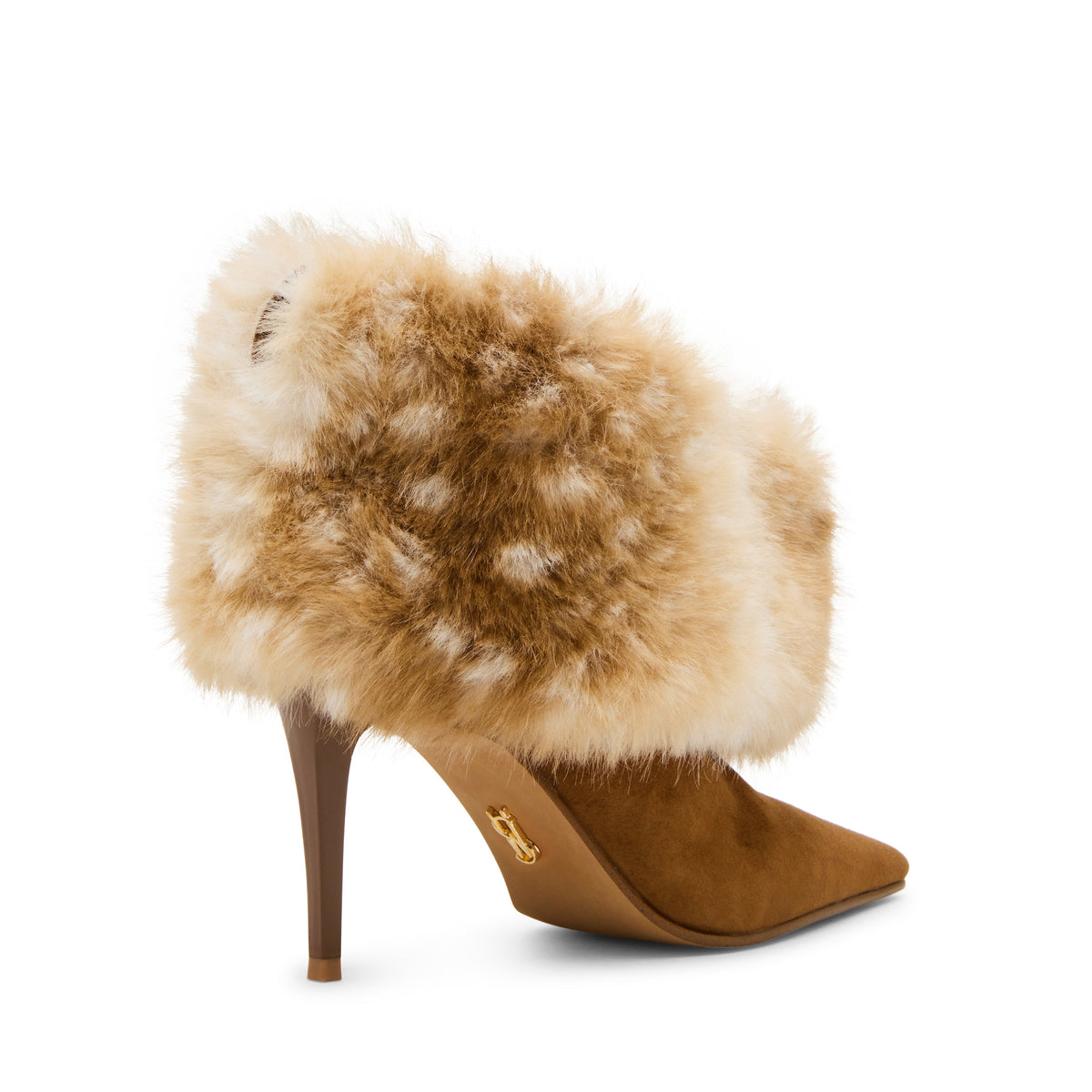 Enella-FUR Bootie TAN/MULTI