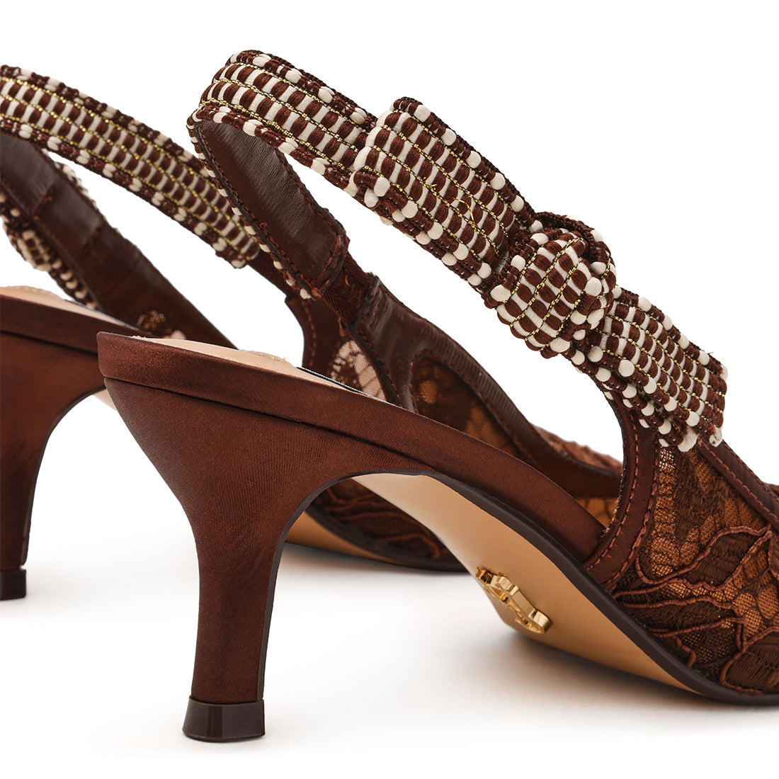 Ensemble Pump BROWN LACE