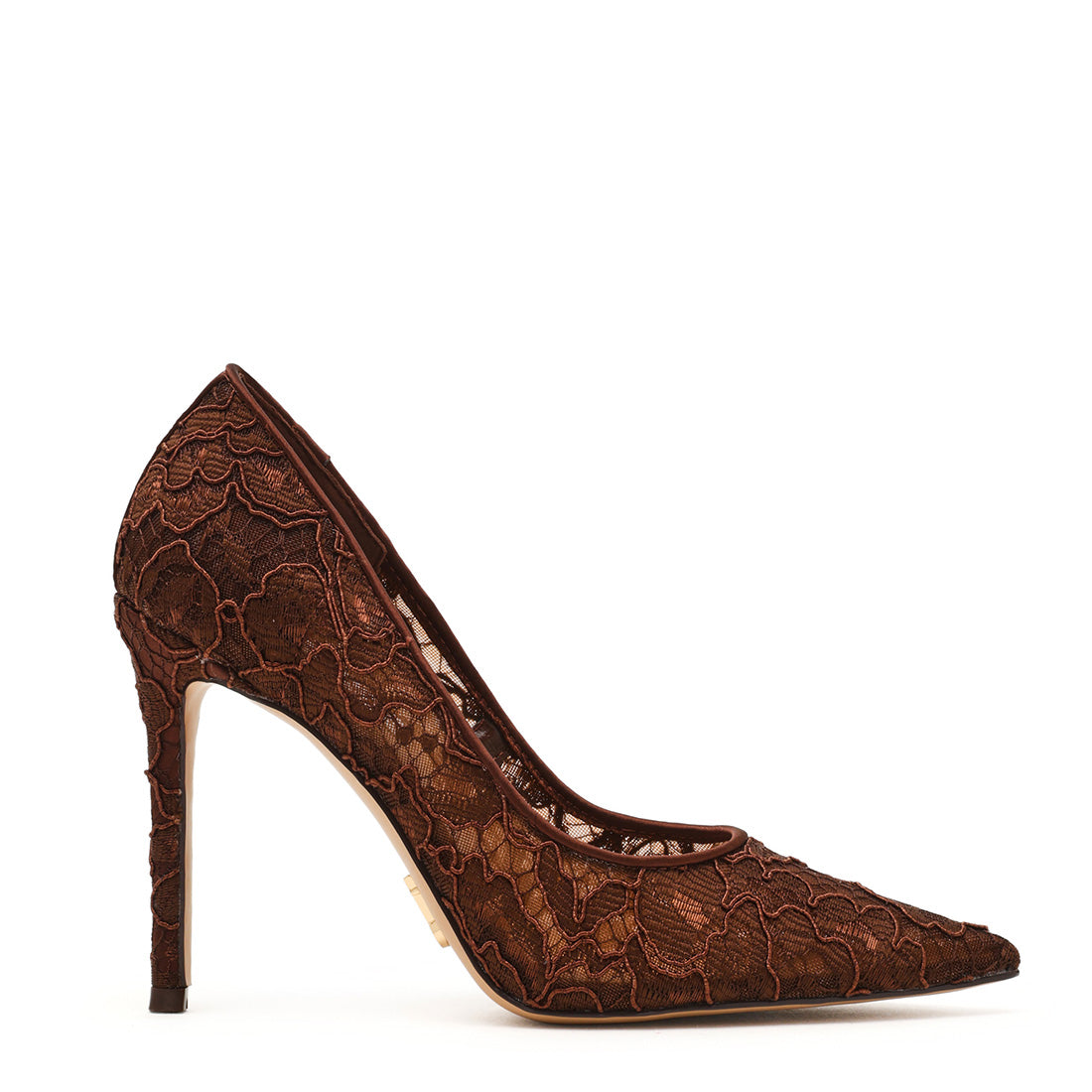 Evelyn-L Pump BROWN LACE