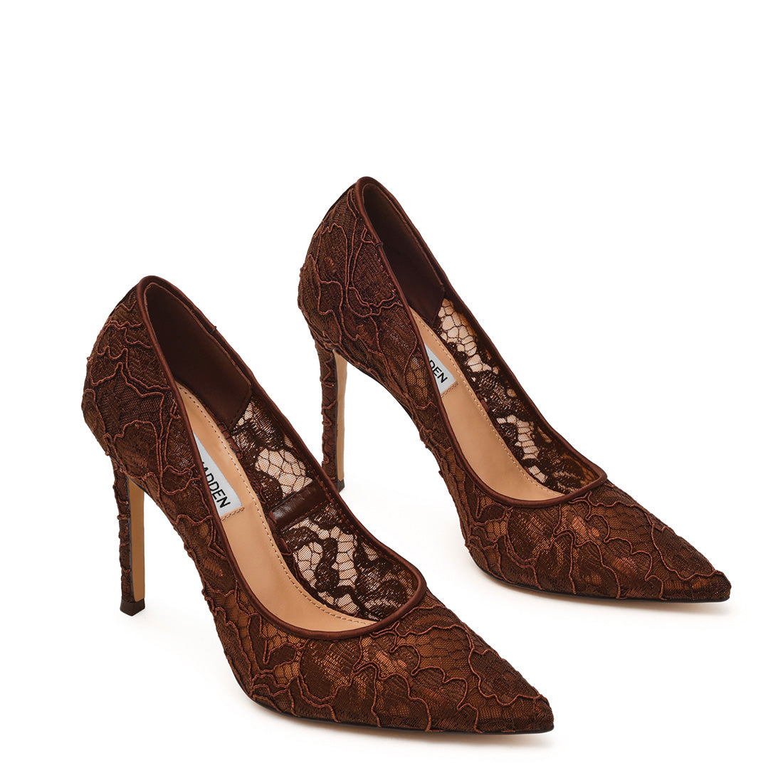 Evelyn-L Pump BROWN LACE