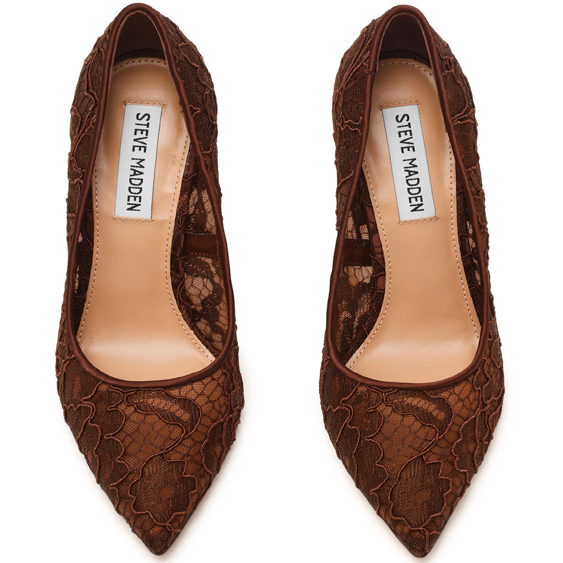 Evelyn-L Pump BROWN LACE