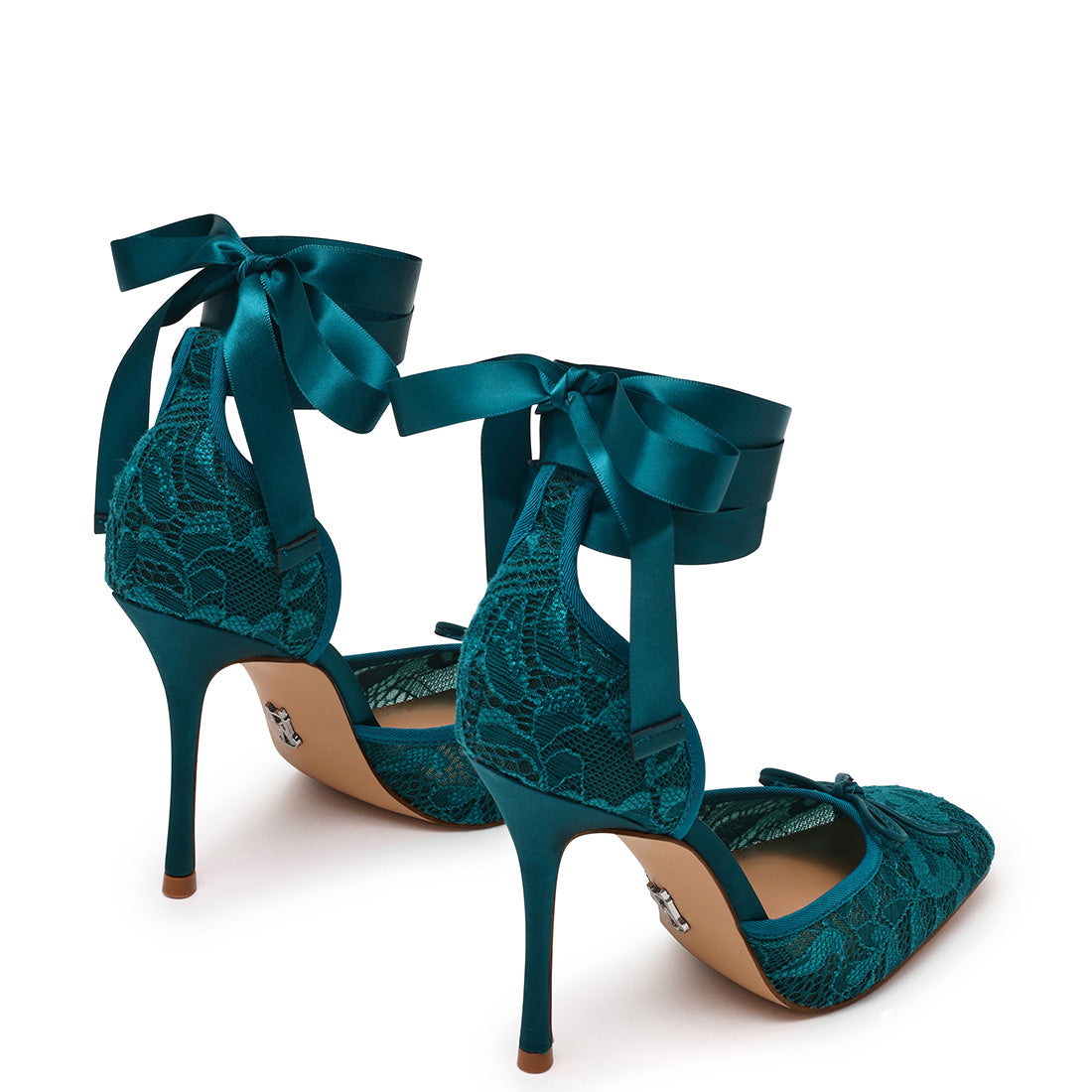 Larina Pump TEAL LACE