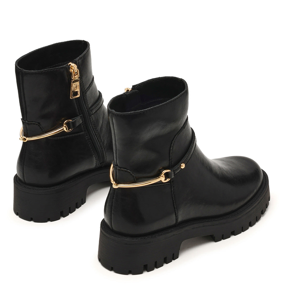 Last Call Bootie BLACK ACTION LEATHER
