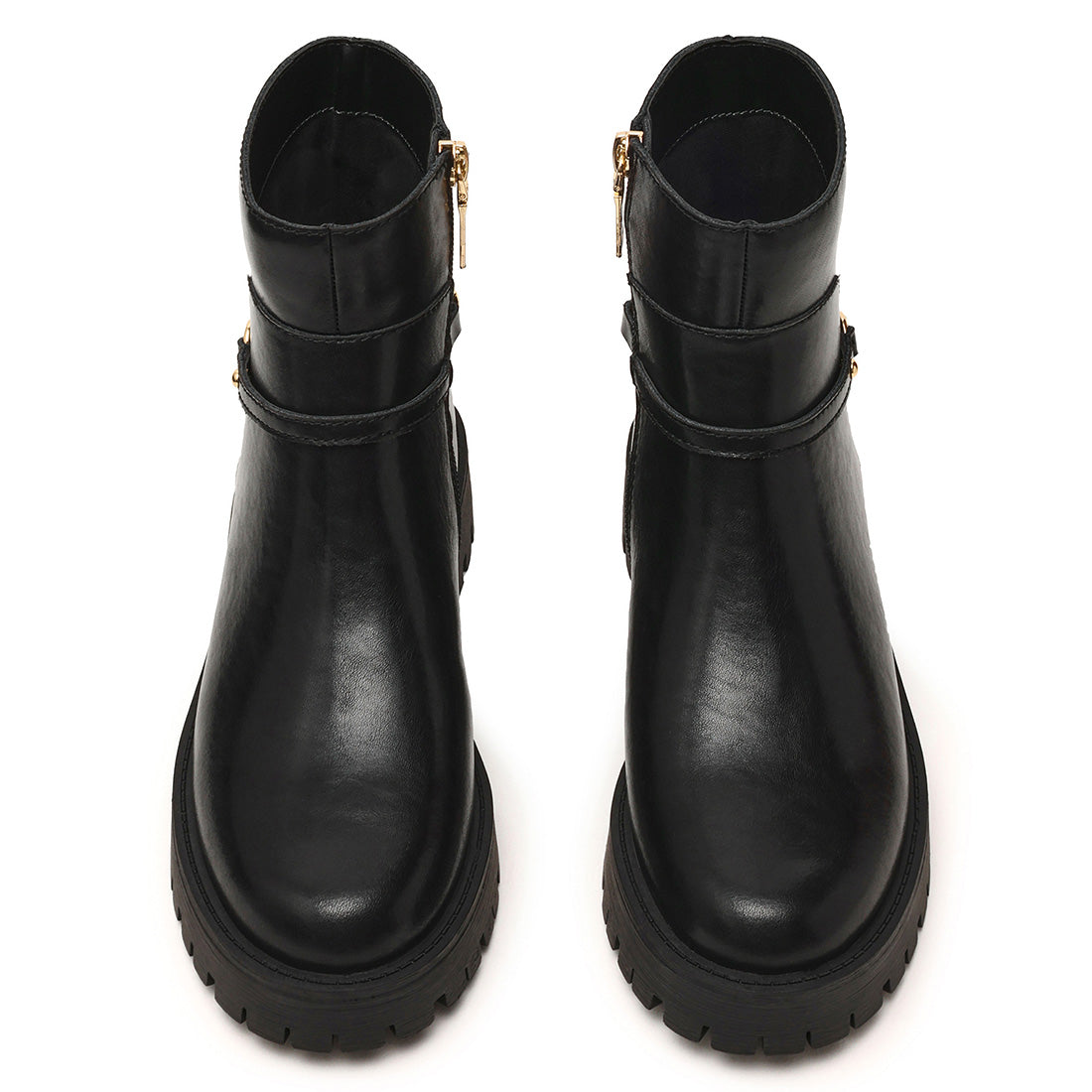 Last Call Bootie BLACK ACTION LEATHER