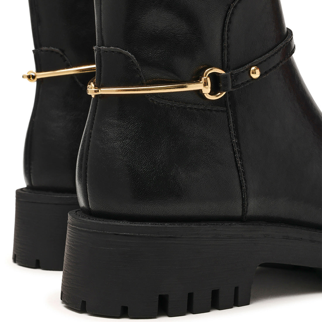 Last Call Bootie BLACK ACTION LEATHER