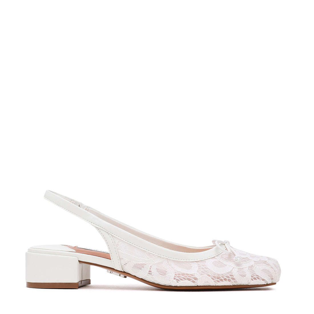 Loved-Lace Flat Shoe IVORY